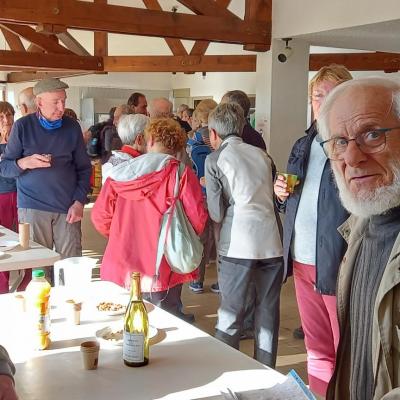 Apero convivial avec les adherents